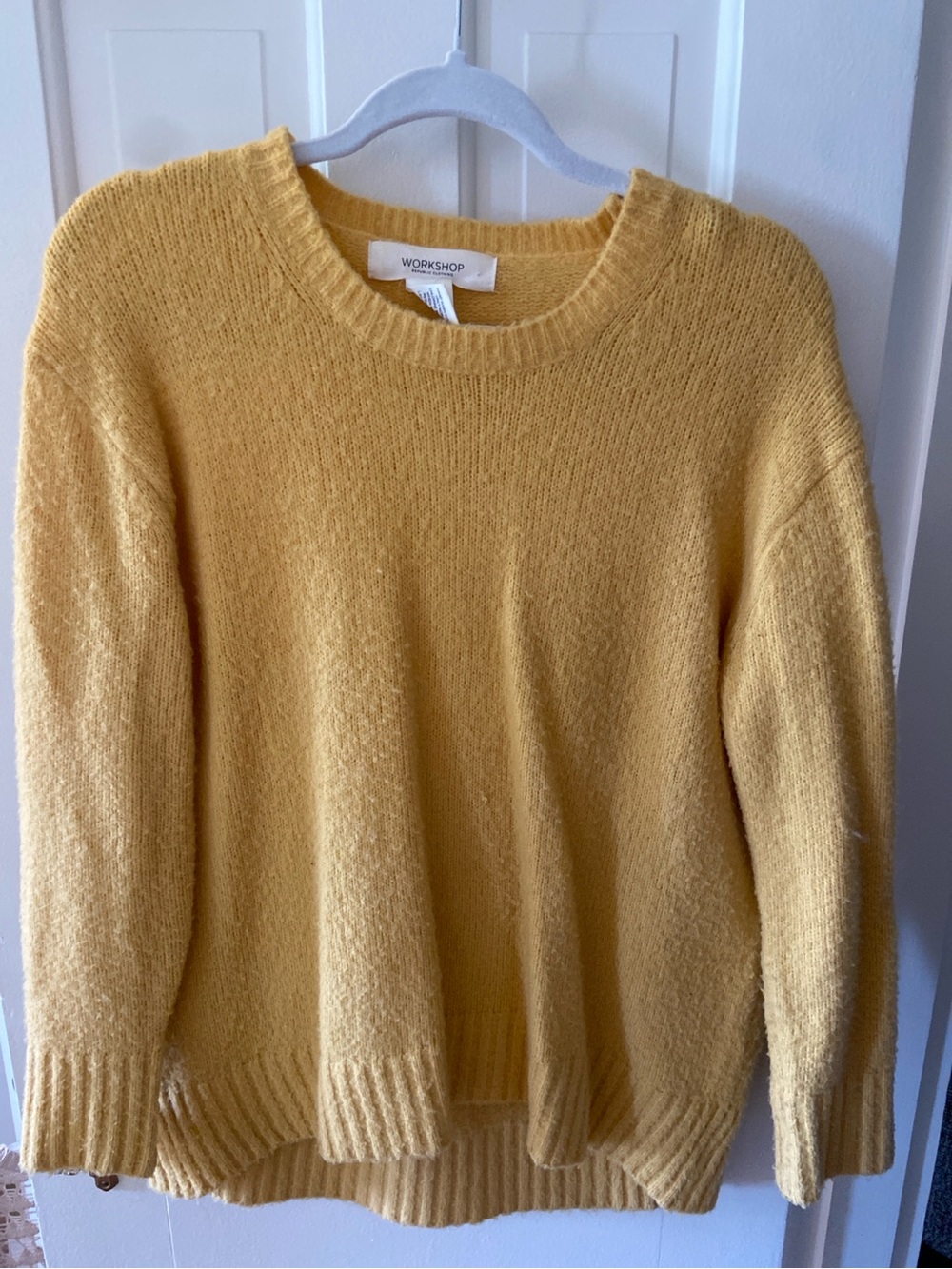 Workshop Republic Clothing Women's Crewneck Sweater in Mustard - Picture 1 of 1